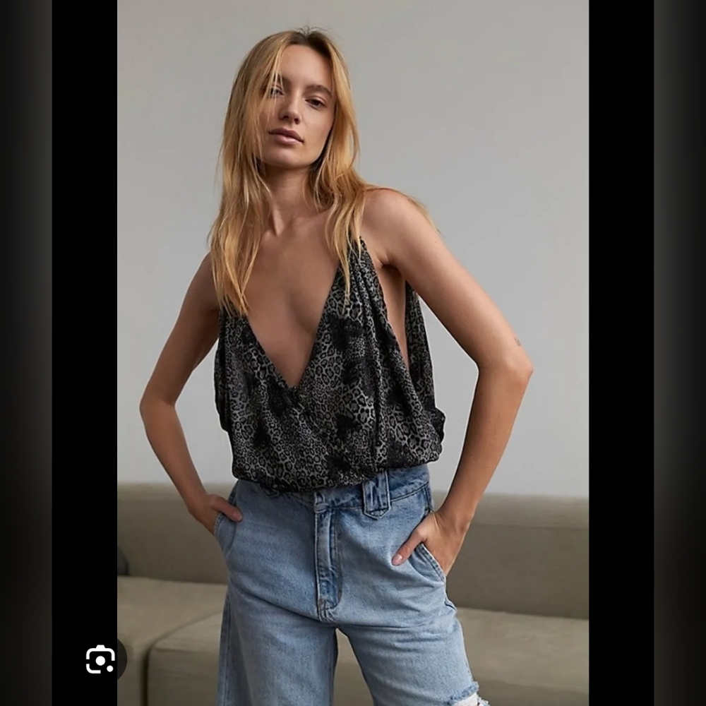 Summer Free People Intimately Black Siren Song Bodysuit